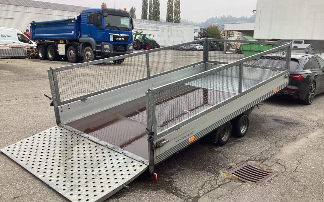 Humbaur HUT3000 Maschinentransporter Erstzulassung 07/2007